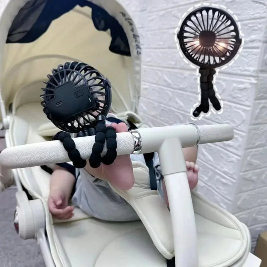 Baby Fan for Cart Stroller 3 Speeds Fans Portable Outdoor Fan Clip On
